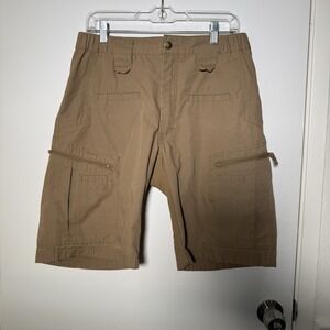 LAPG Mens Atlas Tactical Shorts Size 30 Khaki Utility Cargo Pocket